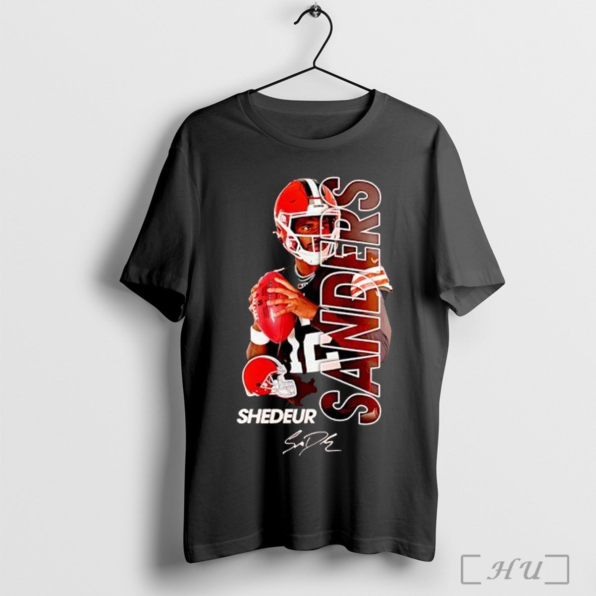 Officials Cleveland Browns Shedeur Sanders Signature Baseball T Shirt Unisex