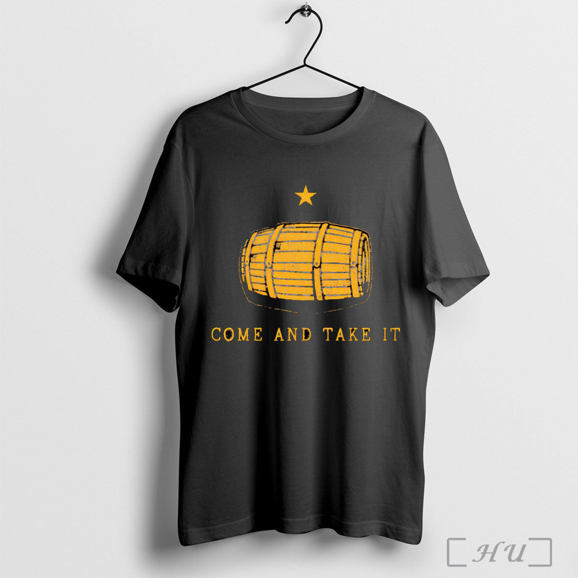 Officials Come And Take It Barrel T Shirt Unisex