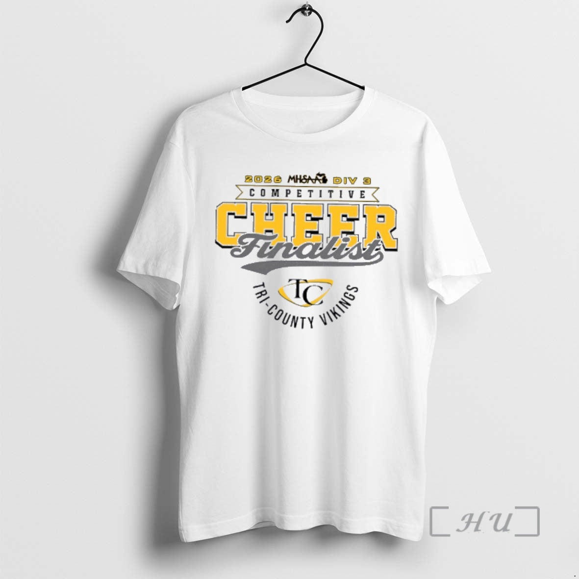 Officials County Vikings 2026 Mhsaa Division 3 Competitive Cheer Finalist Unisex