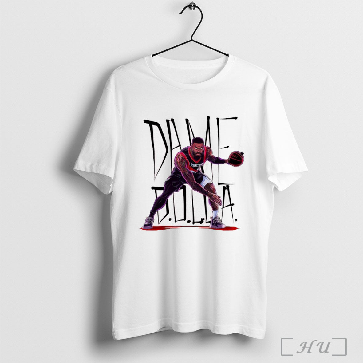 Officials Damian Lillard Basketball Dame Time Superstar Moment Graphic T Shirt Unisex