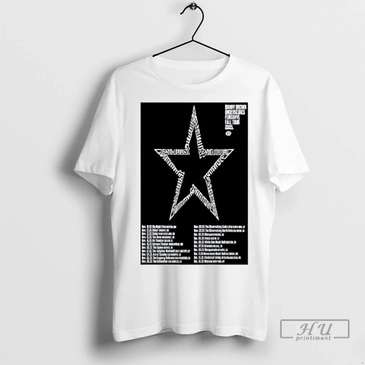 Officials Danny Brown Concert Tour T Shirt Unisex