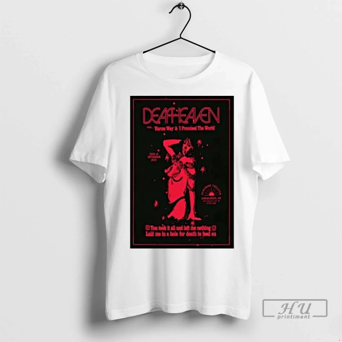 Officials Deafheaven Sep 29 2025 Sunshine Theater In Albuquerque Nm T Shirts Unisex
