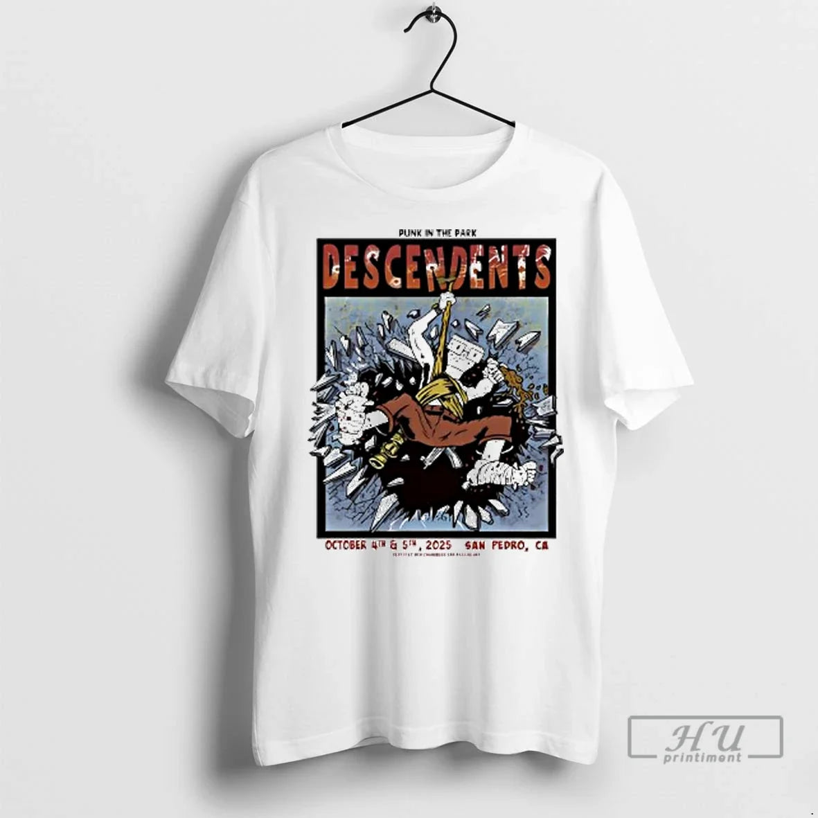 Officials Descendents Tour Oct 4 5 2025 San Pedro Ca Ladies T Shirt Unisex
