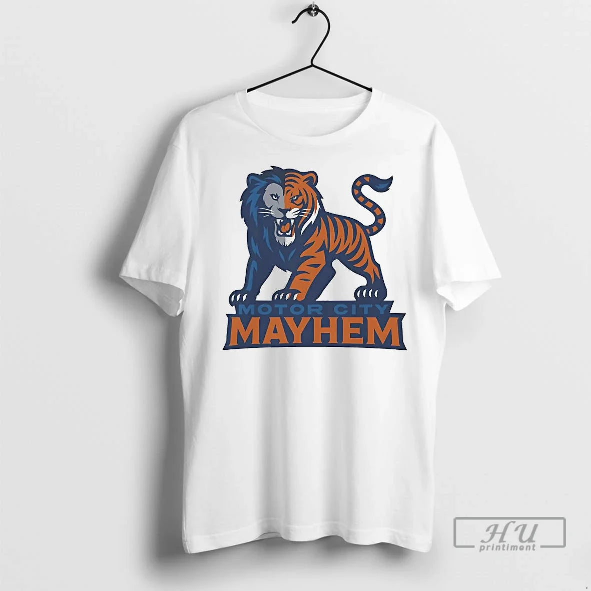 Officials Detroit Tigers And Lions Motor City Mayhem T Shirts Unisex