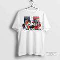 Officials Detroit Tigers Vs Cleveland Guardinas 2025 Al Wild Card Mascot T Shirts Unisex