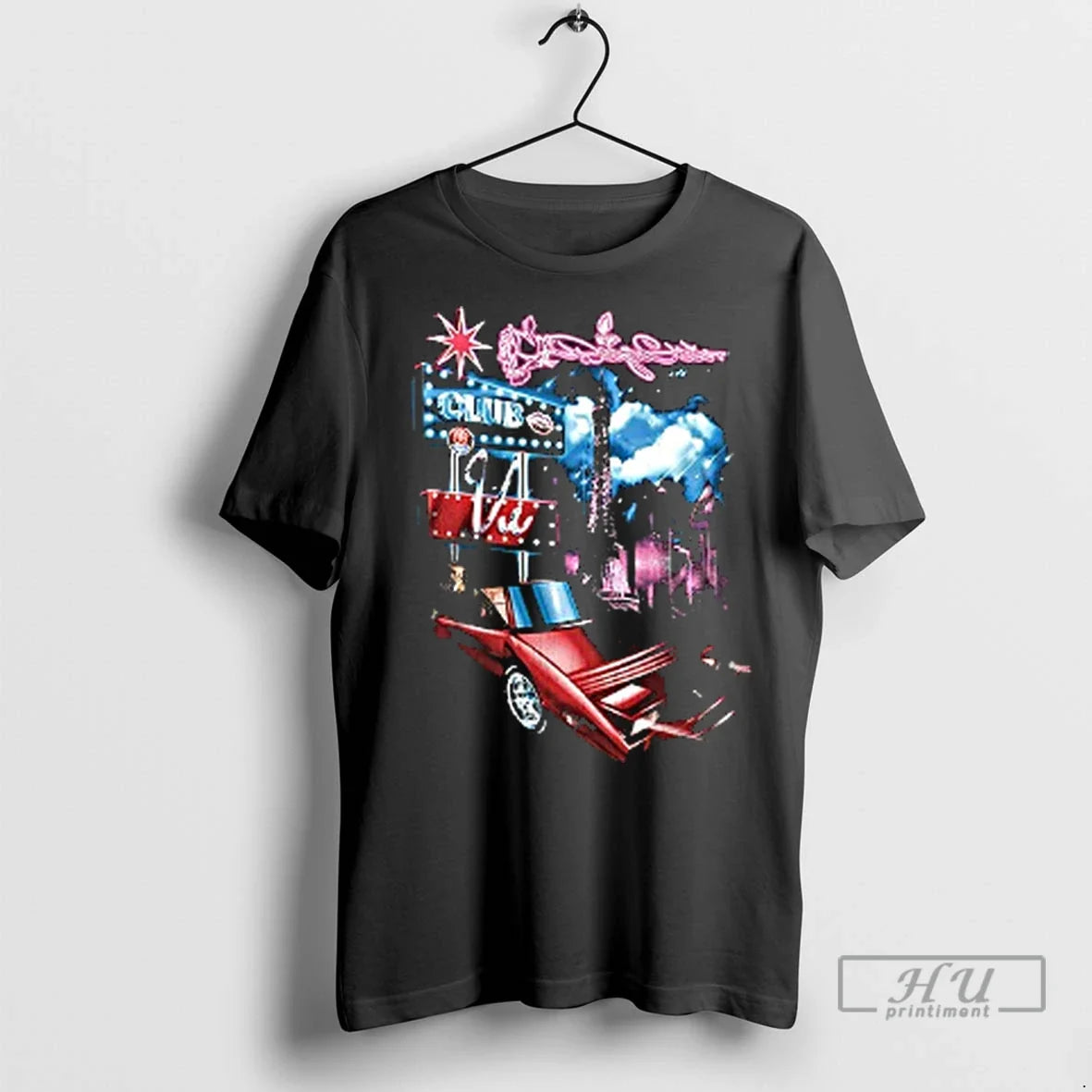 Officials Doja Cat Rose Club Vie Paris Neon T Shirt Unisex
