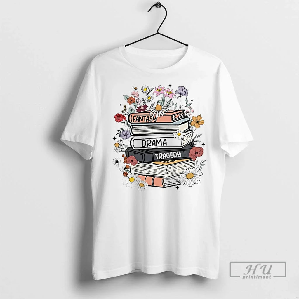 Officials Fdt Books Fantasy Drama Tragedy T Shirt Unisex