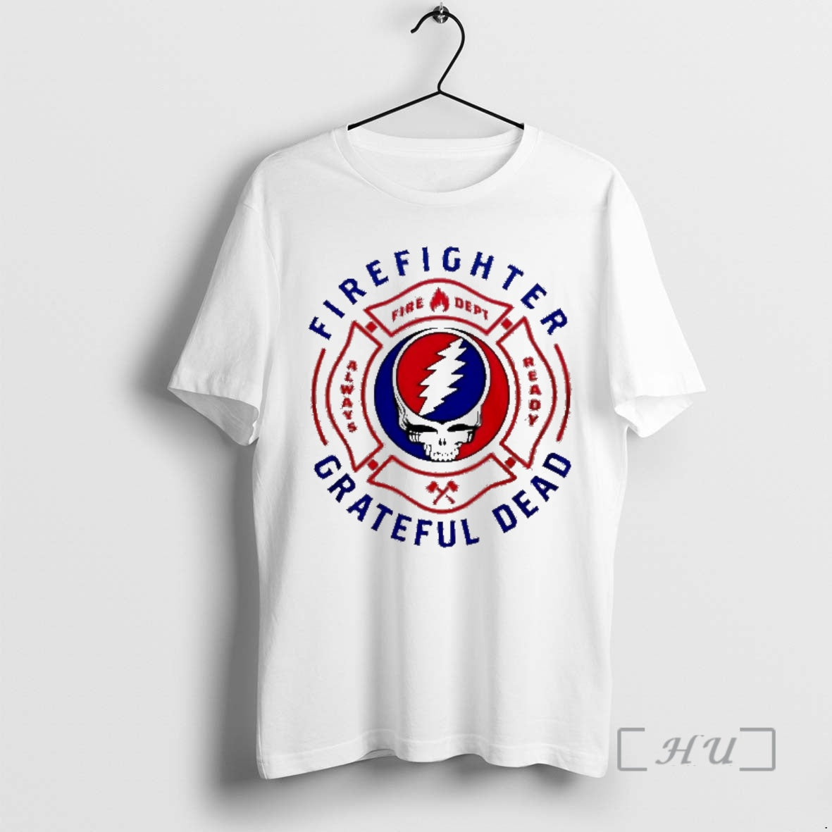 Officials Firefighter Grateful Dead Fire Dept Always Ready Unisex