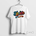 Officials Florida 100 Humidity Colorful Retro Script Palm Unisex