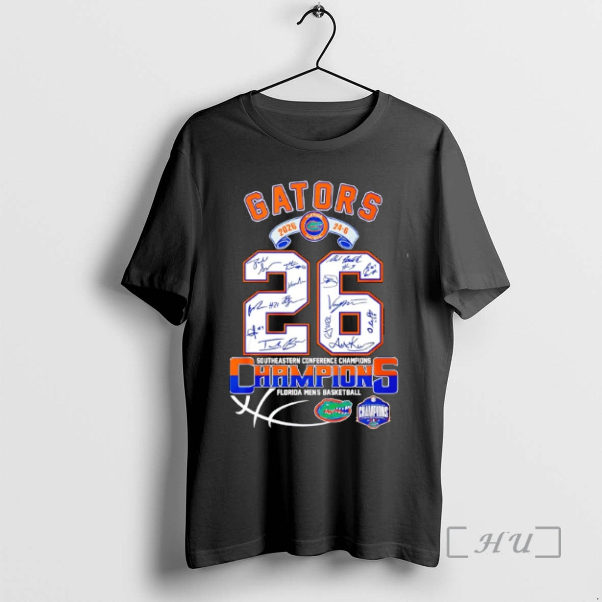 Officials Florida Gators Mens Basketball 26 Sec Champions Signatures Unisex