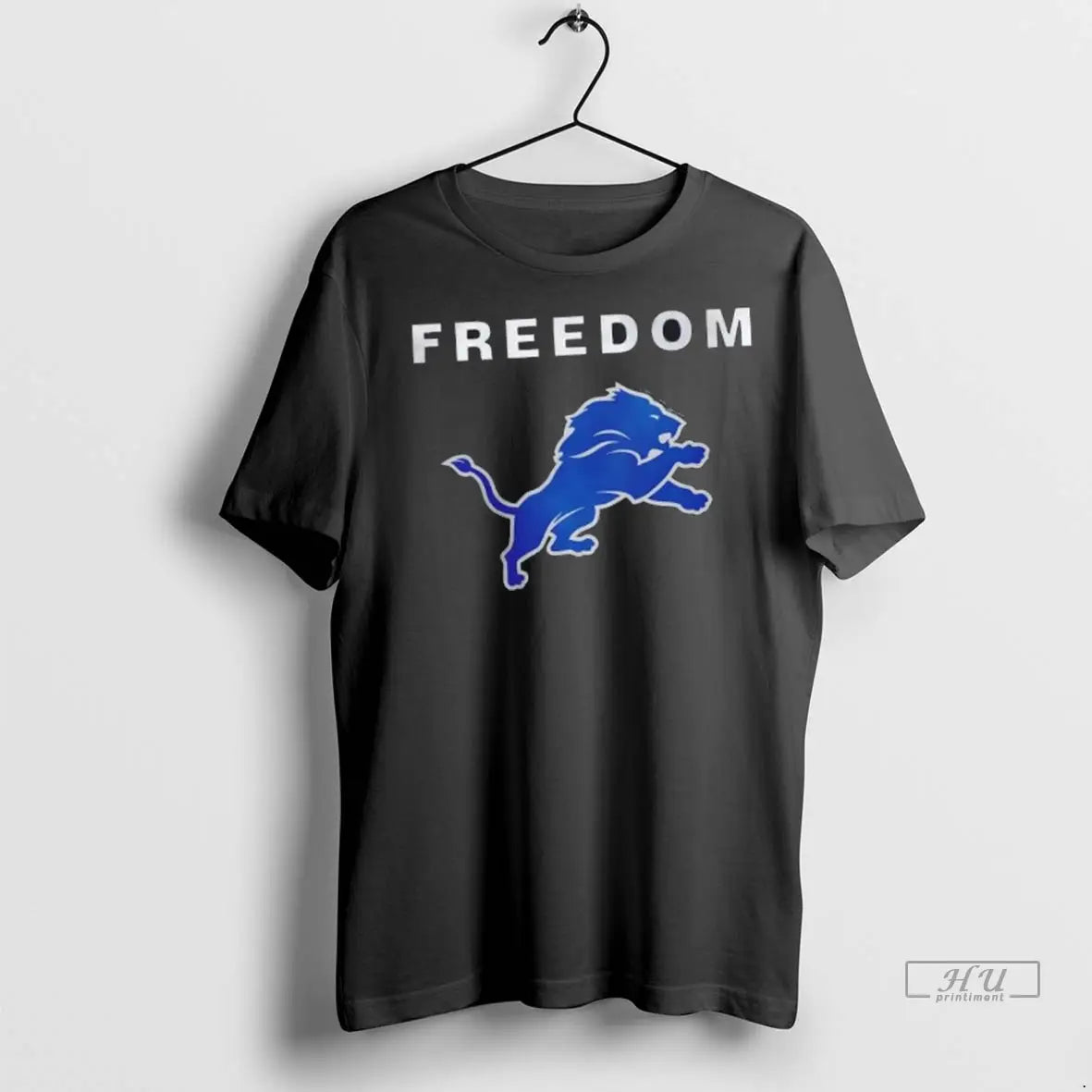 Officials Freedom Detroit Lions Football Logo T Shirts Unisex