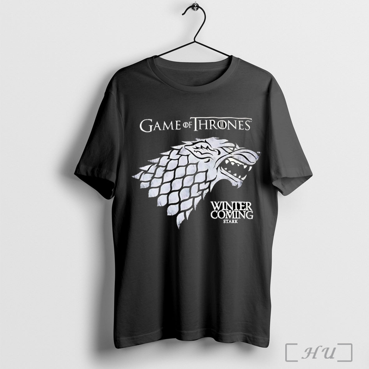 Officials Game Of Thrones Winter Is Coming Stark Wolf Head Logo T Shirt Unisex