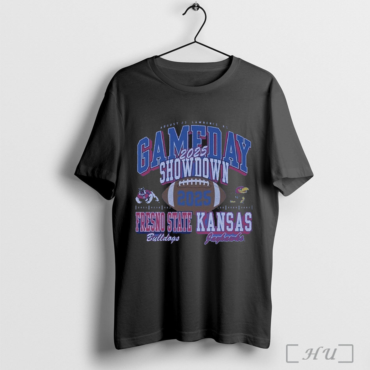 Officials Gameday Showdown 2025 Kansas Jayhawks Vs Fresno State Bulldogs T Shirt Unisex