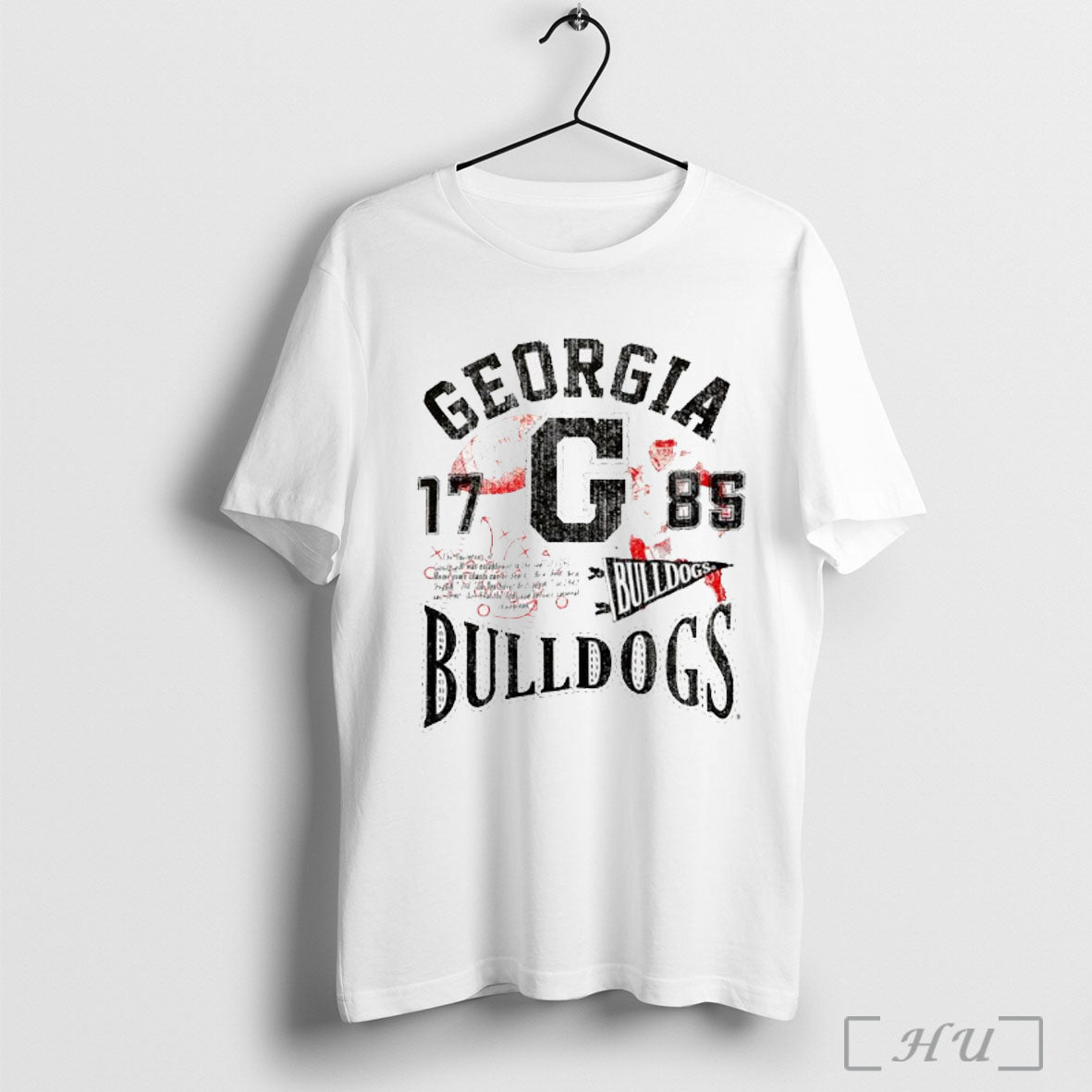 Officials Georgia Bulldogs Football Heritage Scholar 1985 Vintage T Shirt Unisex