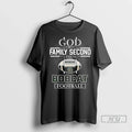 Officials God First Family Second Then Ohio Bobcat Football Cross 2025 Long Sleve Unisex