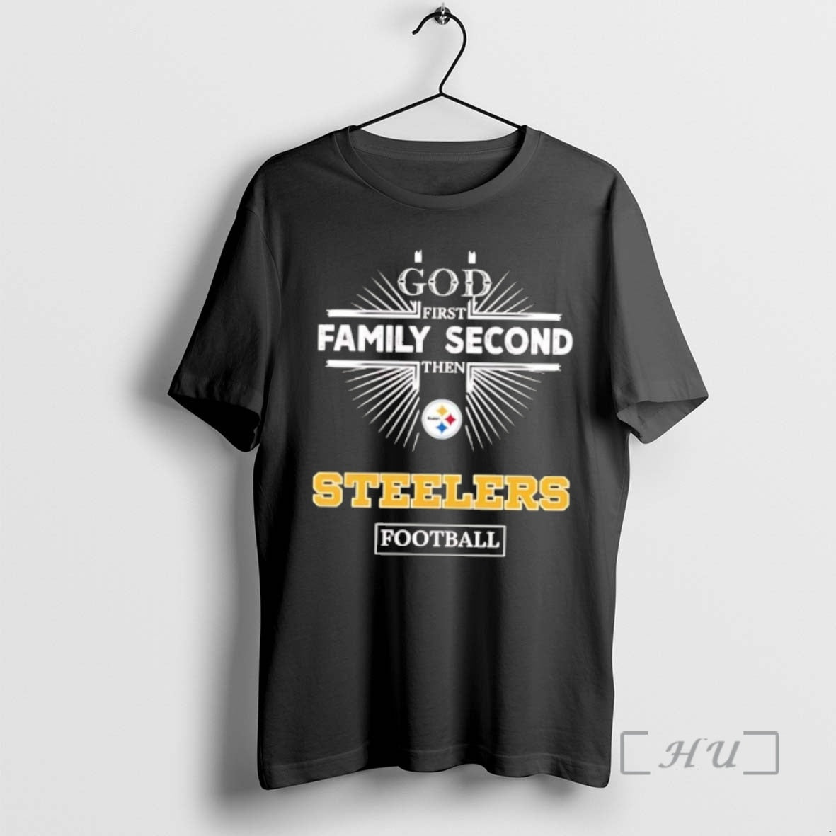 Officials God First Family Second Then Steelers Football Unisex
