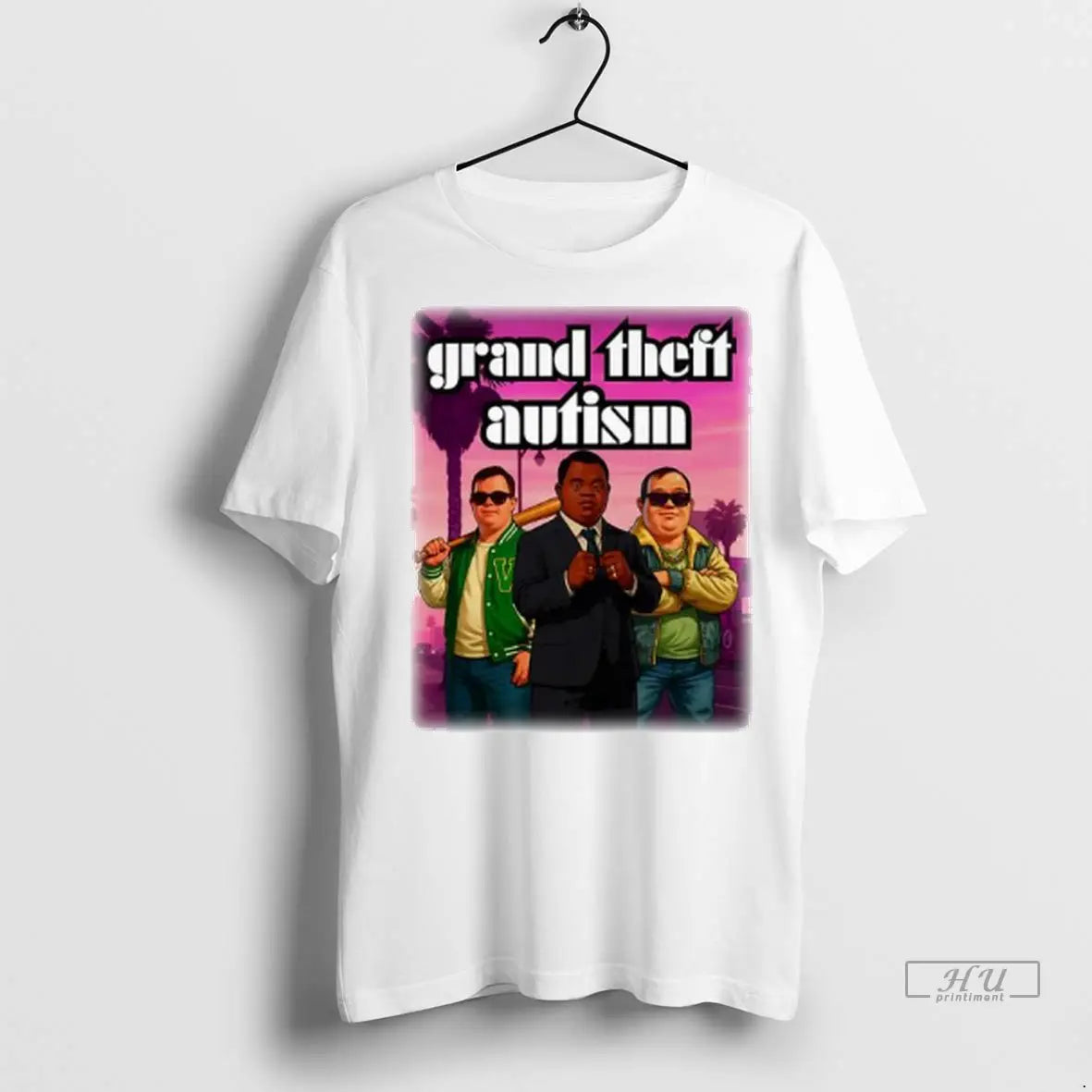 Officials Grand Theft Autism Graphic Ladies T Shirts Unisex