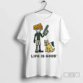 Officials Green Bay Packers Lambeau Field Life Is Good Cheesehead Ladies T Shirt Unisex