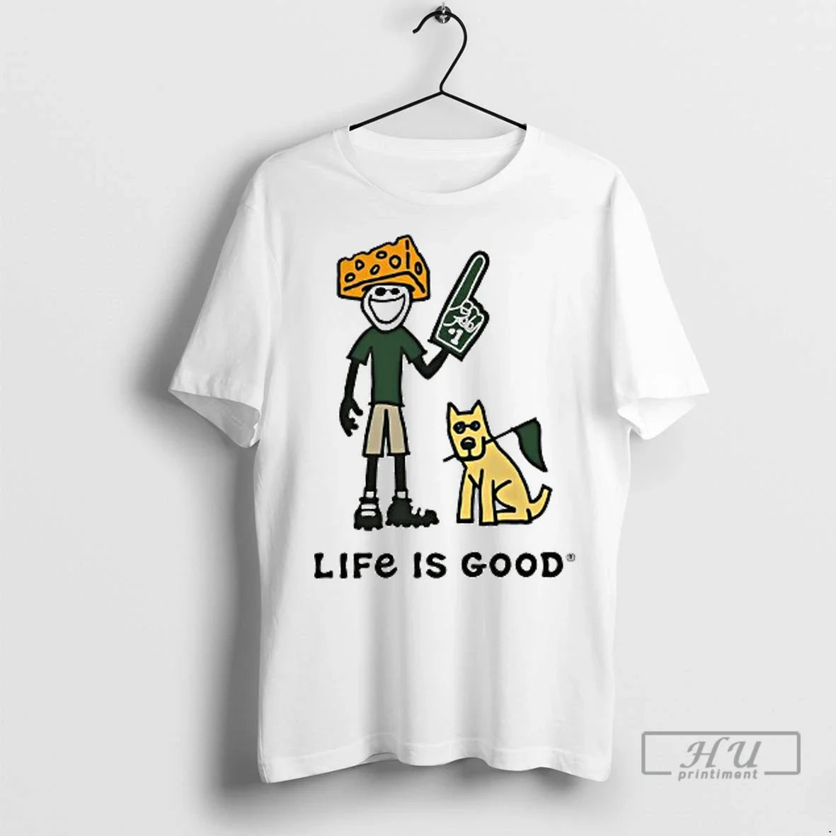 Officials Green Bay Packers Lambeau Field Life Is Good Cheesehead Ladies T Shirt Unisex
