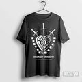 Officials Heart Charley Crockett Silver Dagger 2025 T Shirts Unisex