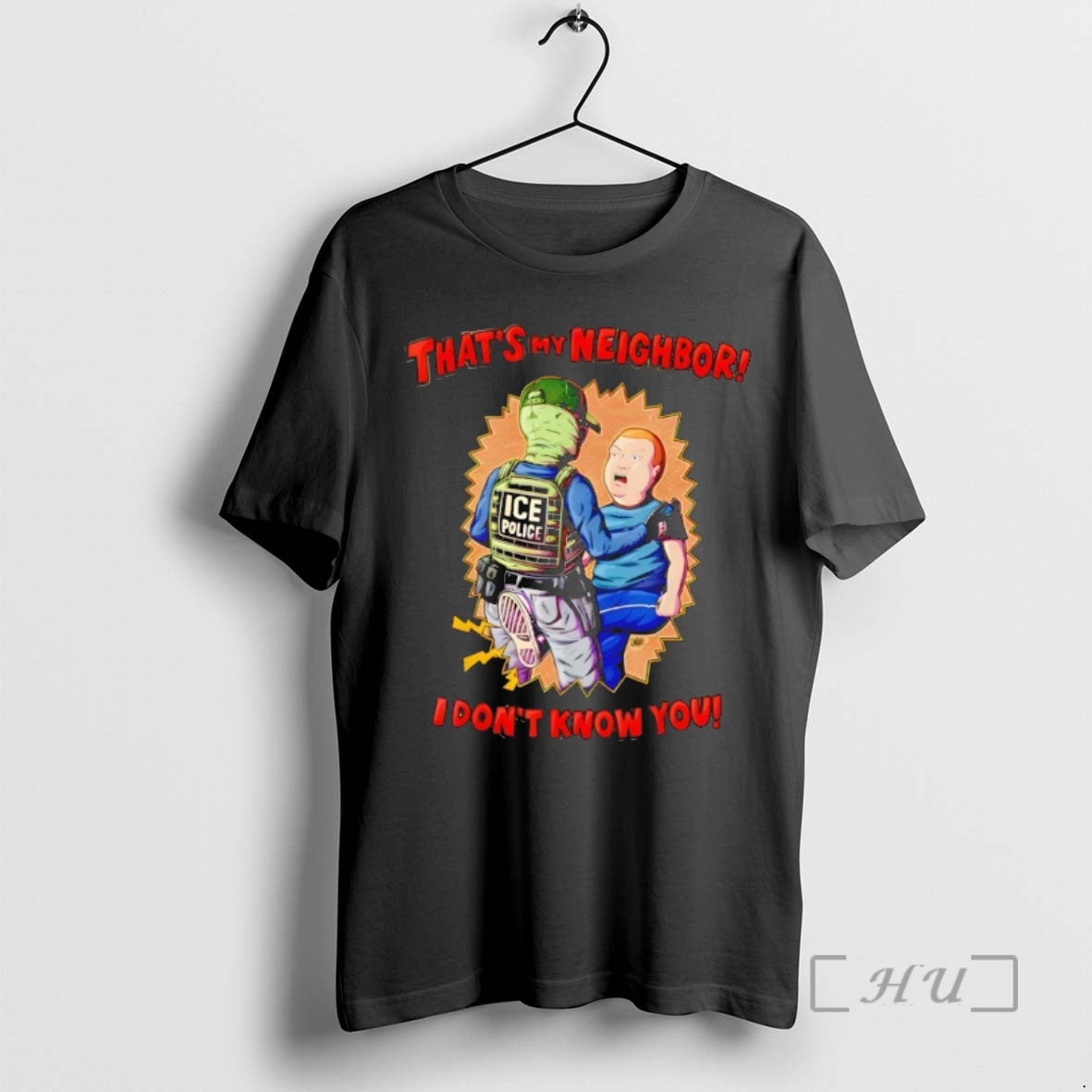 Officials Ice Officer Cartoon Thats My Neighbor I Dont Know You Premium T Shirts Sweater Unisex