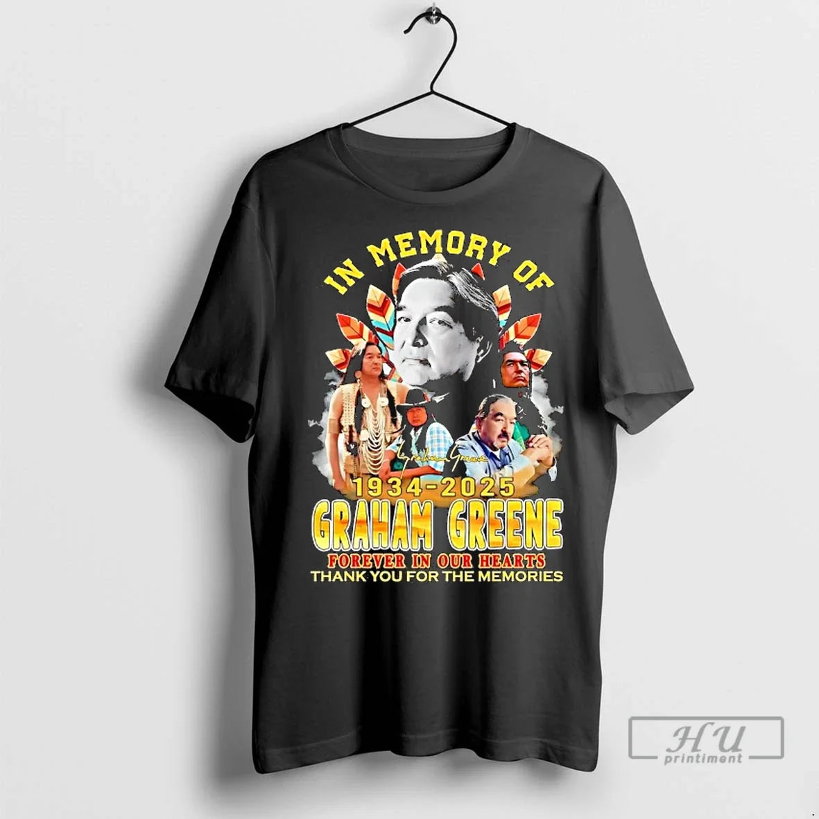 Officials In Memory Of Graham Greene 1934 2025 Forever In Our Hearts T Shirts Unisex
