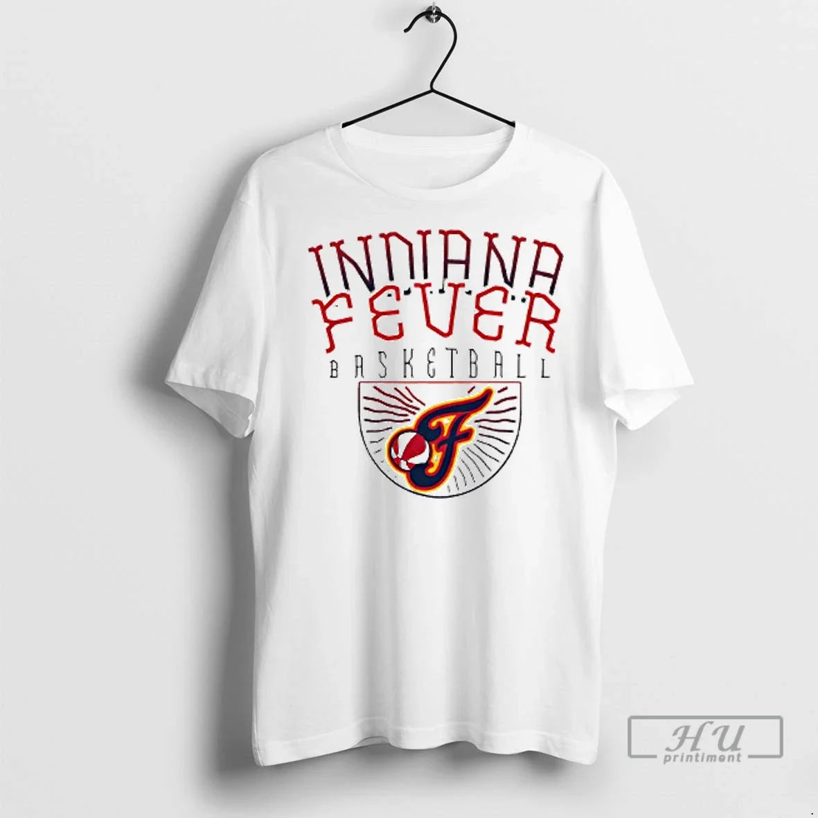 Officials Indiana Fever Stadium Essentials Sand Rays Up Urban Relaxed Fit Ladies T Shirt Unisex