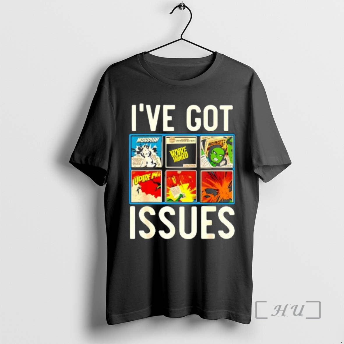 Officials Ive Got Issues Comic Book Onomatopoeia Unisex
