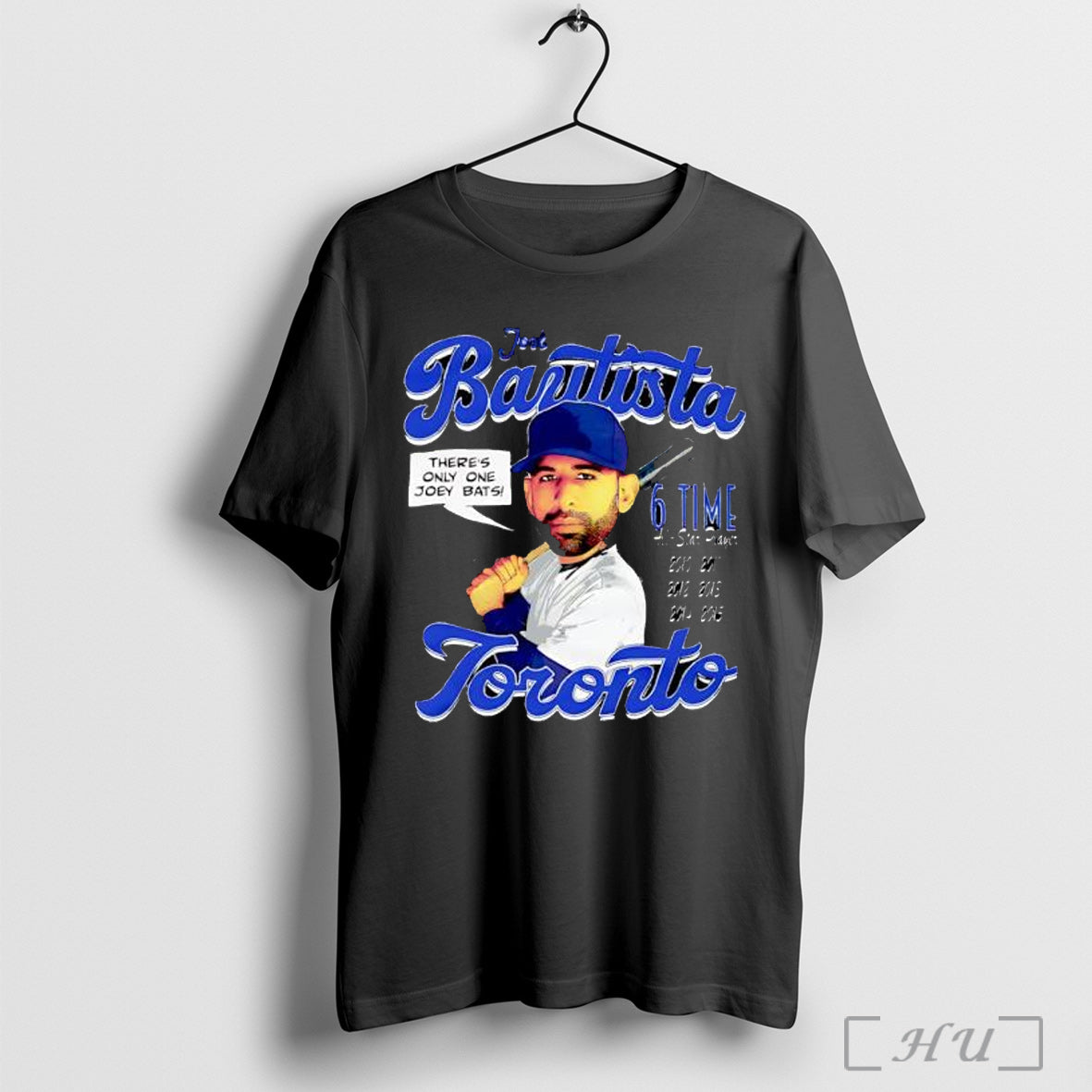 Officials Jose Bautista Toronto Comic 6 Time T Shirt Unisex