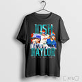 Officials Josh Naylor Seattle Mariners Baseball Retro Flair Signature Graphic T Shirt Unisex