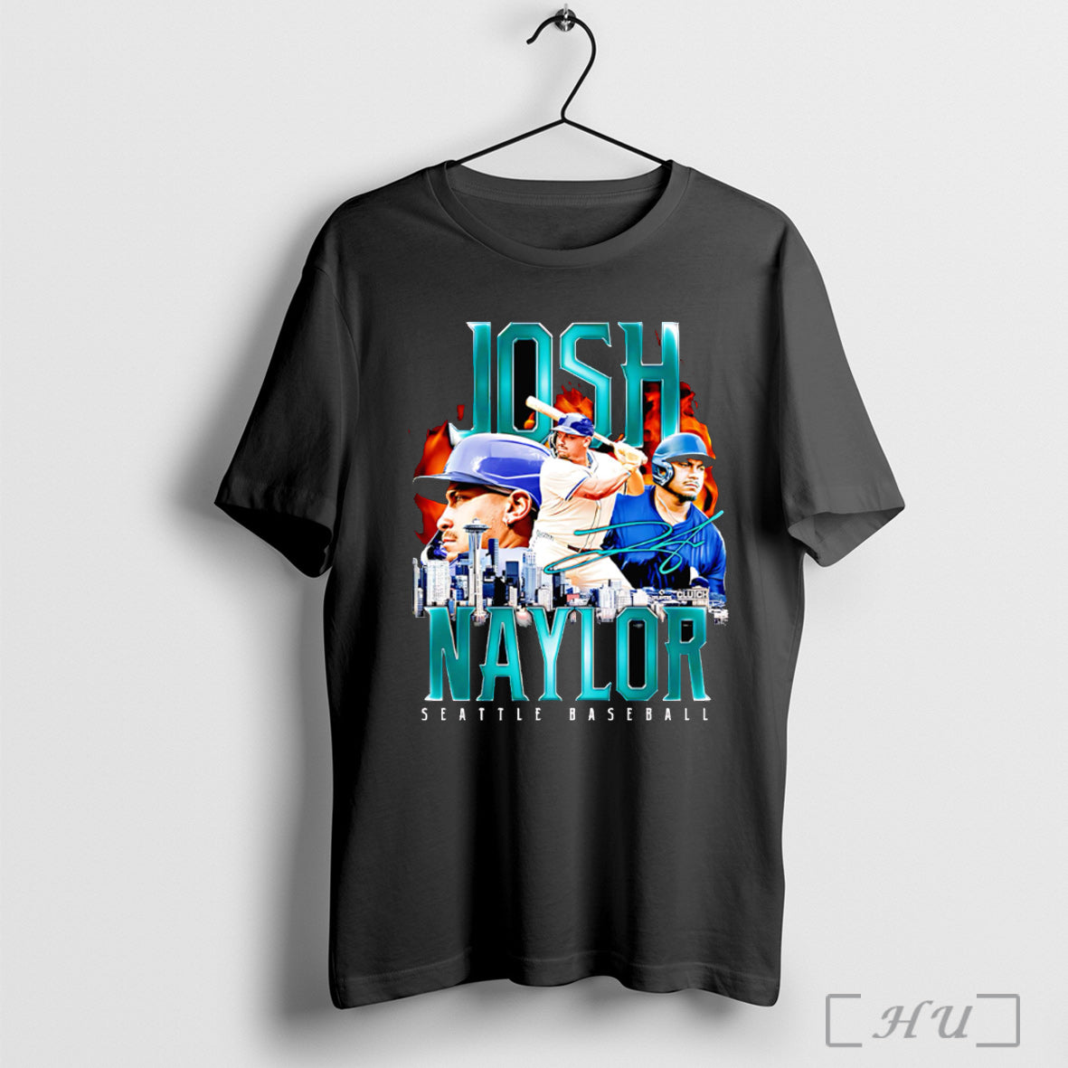 Officials Josh Naylor Seattle Baseball Retro T Shirt Unisex