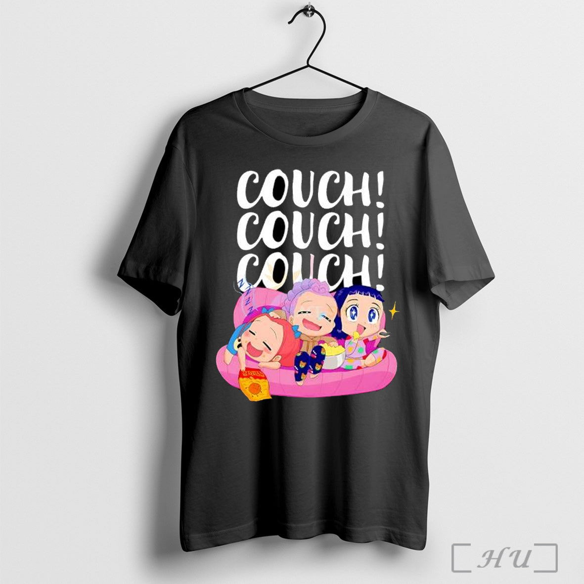 Officials Kpop Demon Hunters Couch Couch Couch T Shirt Unisex