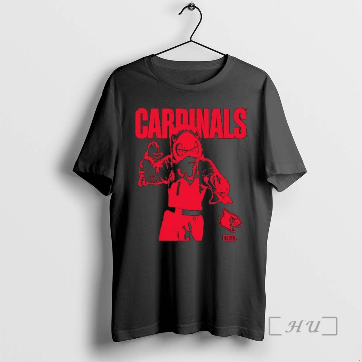 Officials Louisville Cardinals Cardinal Bird Mascot Retro Unisex