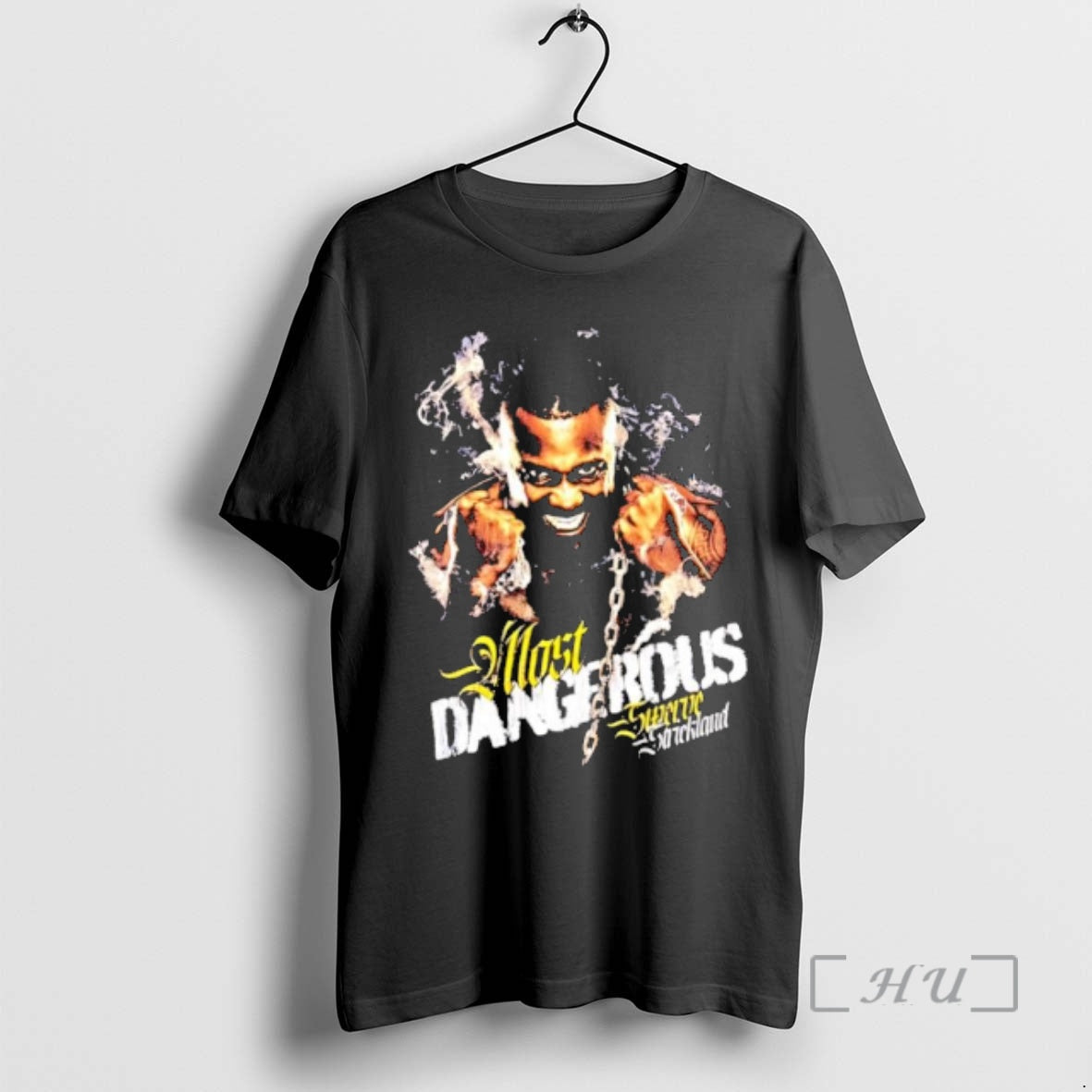 Officials Most Dangerous Swerve Strickland Wrestler Portrait Unisex