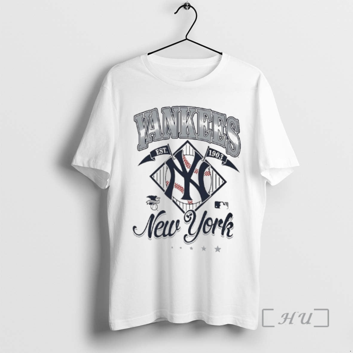 Officials New York Yankees 1903 American League Logo Graphic Unisex