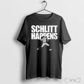 Officials New York Yankees Cam Schlittler Schlitt Happens Player 2025 T Shirt Unisex