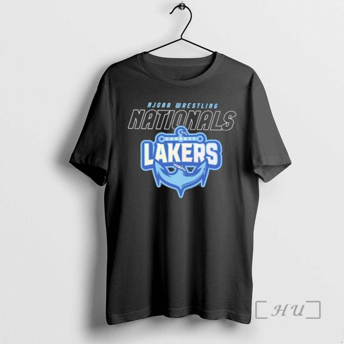 Officials Njcaa Wrestling Nationals Garrett Lakers Anchor Logo Graphic Unisex