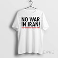 Officials No War In Iran Stop Operation Epstein Fury Tee Unisex