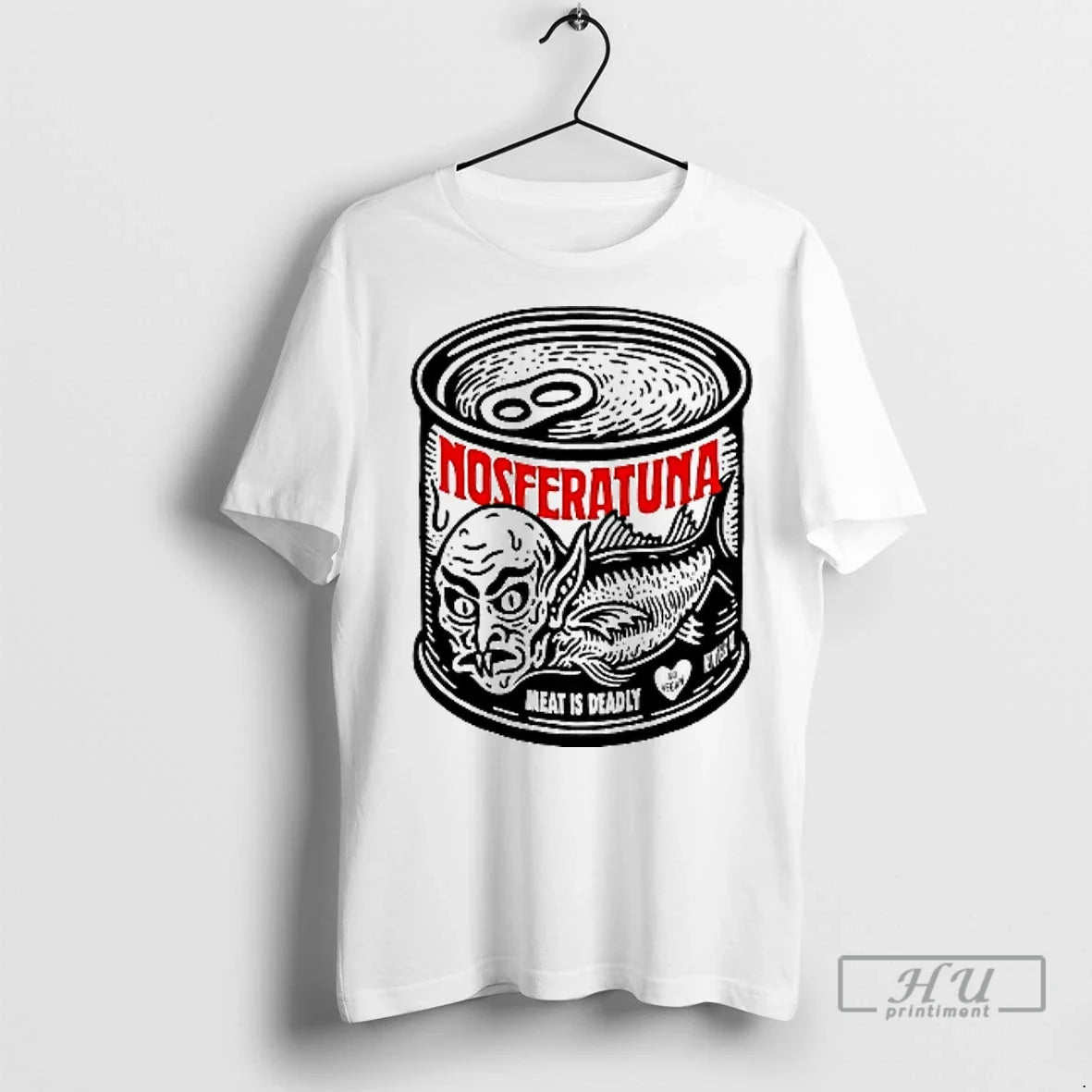 Officials Nosferatu Tuna Nosferatuna Can Meat Is Deadly Go Vegan T Shirt Unisex