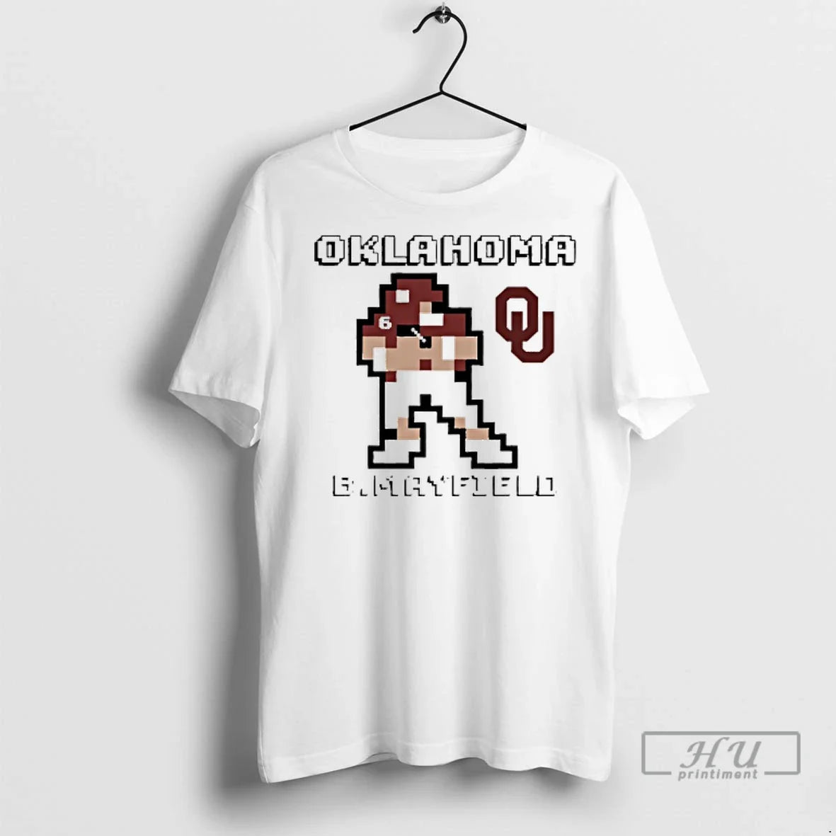 Officials Oklahoma Sooners Baker Mayfield Retro Baller T Shirts Unisex