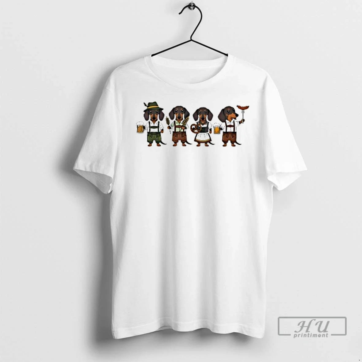 Officials Oktoberfest Dachshund Cute Sausage Dog German Ladies T Shirt Unisex