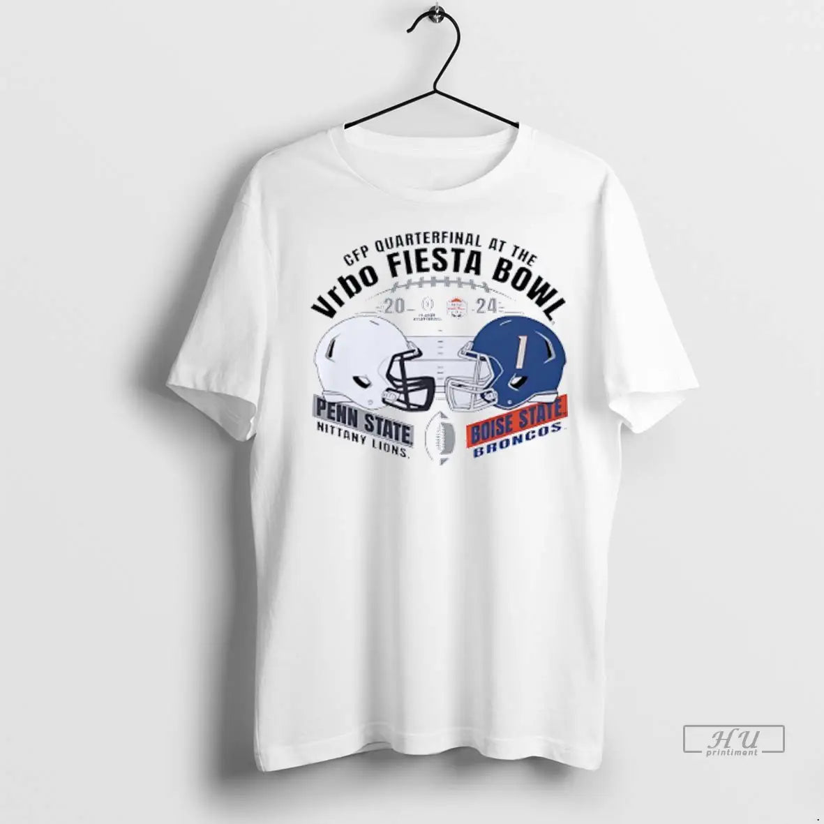 Officials Penn State Nittany Lions 2024 Vrbo Fiesta Bowl Dueling Helmet T Shirts Unisex
