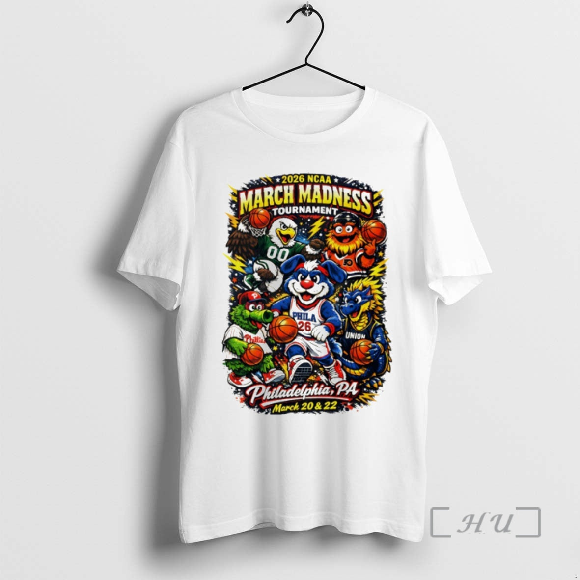 Officials Philadelphia Mascot 2026 Ncaa March Madness Tournament Pa Unisex