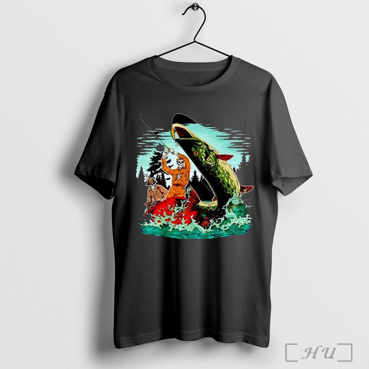 Officials Pike Strike Skeleton T Shirt Unisex