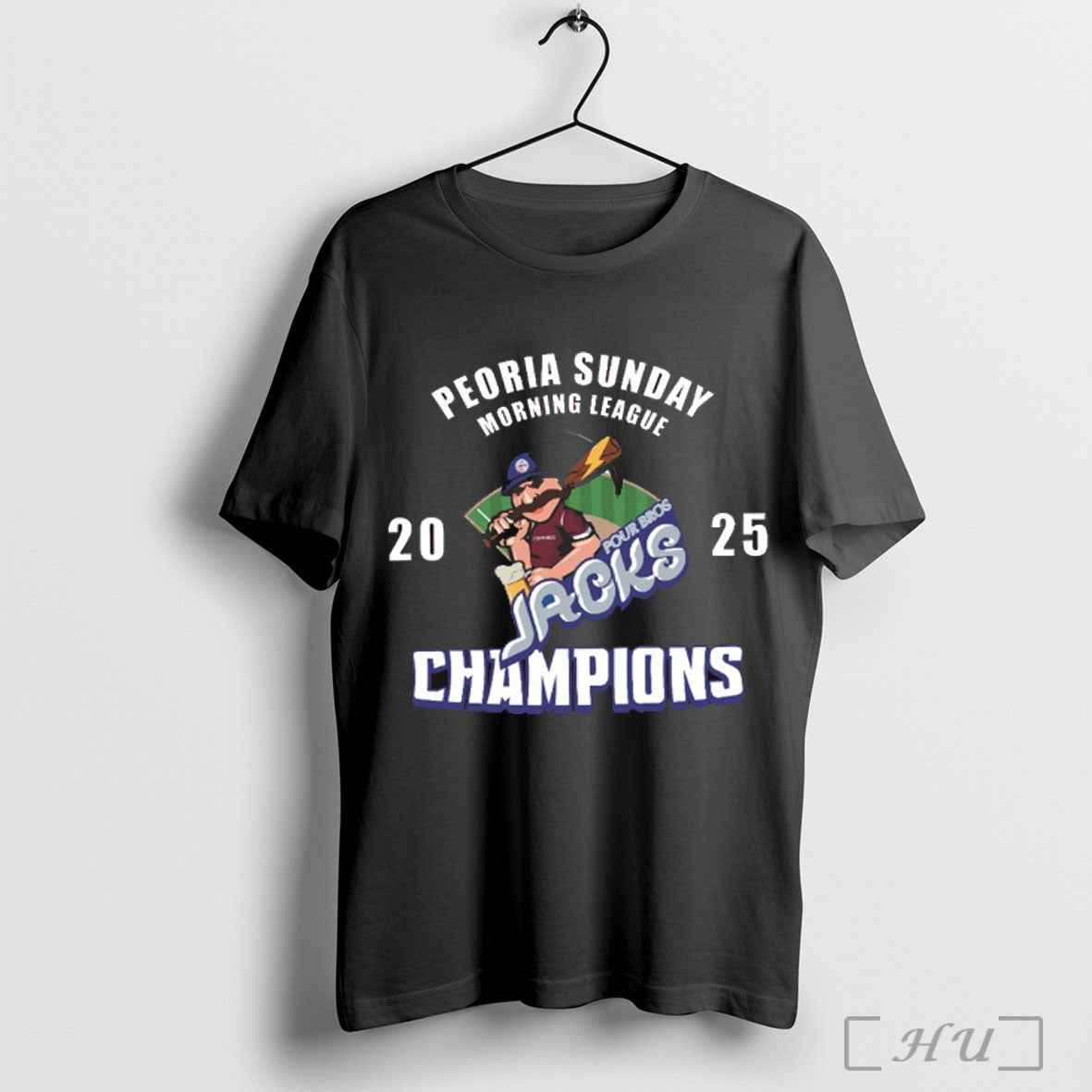Officials Pour Bros Jacks Champions Peoria Sunday Morning League In 2025 T Shirt Unisex