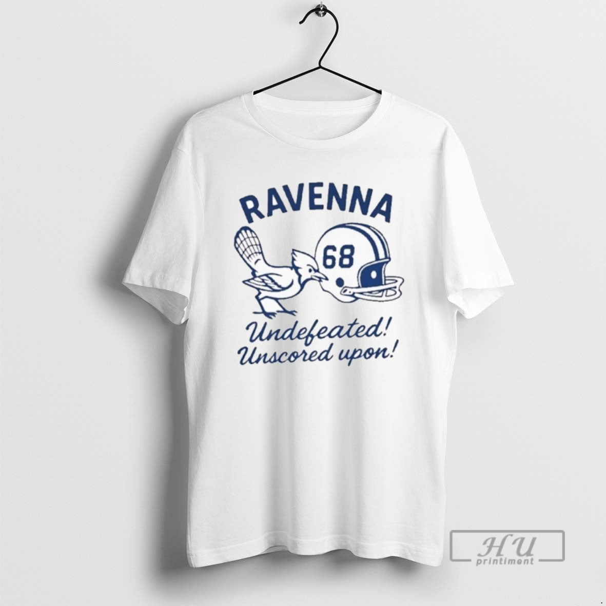 Officials Ravenna Football Helmet Undefeated Unscored Upon 1968 T Shirt Unisex