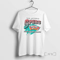 Officials San Antonio Spurs National Basketball Association Retro Splash Logo Unisex