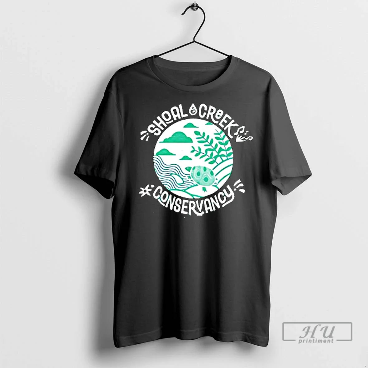 Officials Shoal Creek Conservancy Shoal Creek Trail Graphic Ladies T Shirt Unisex