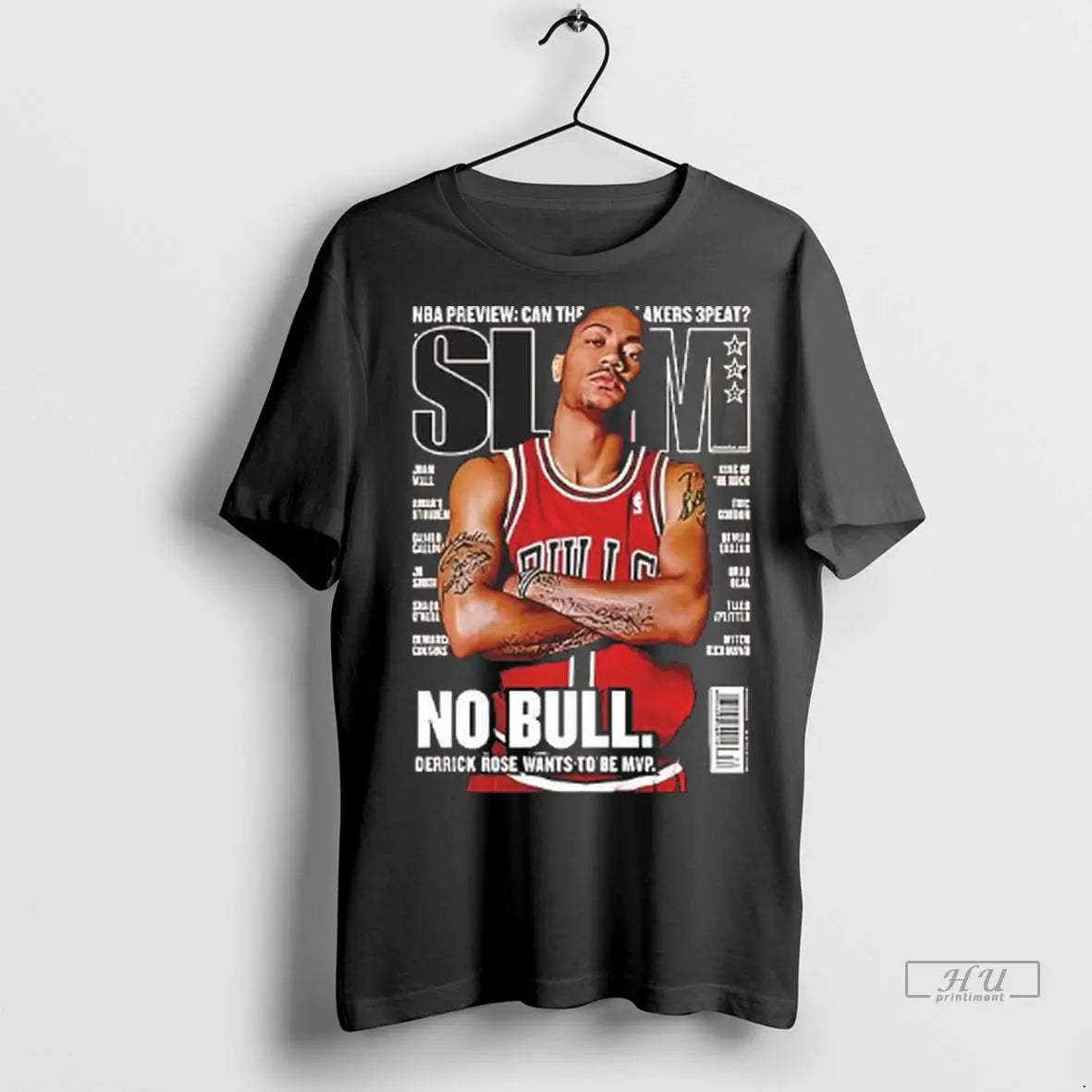 Officials Slam D Rose All Star Graphic No Bull T Shirts Unisex