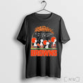 Officials The Peanuts Characters Cleveland Browns Its The Most Wonderful Time Of The Year Unisex